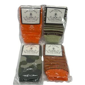 Zootie B. Little Leg Warmers Baby & Toddler Lot of 4 NEW One Size Camo Orange